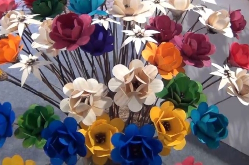 Fiori in legno