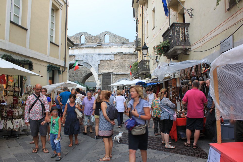 Aosta durante la Foire d'été